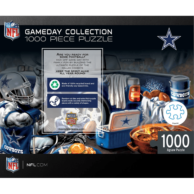 – Rompecabezas de 1000 piezas, NFL Dallas Cowboys, diversión