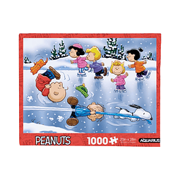 Charlie Brown Christmas Skating Puzzle (rompecabezas de 1000