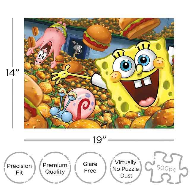 Bob Esponja Puzzle (rompecabezas de 500 piezas) – Mercancía