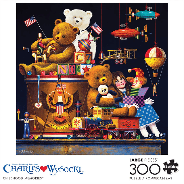 Charles Wysocki Recuerdos de la infancia Rompecabezas de 300