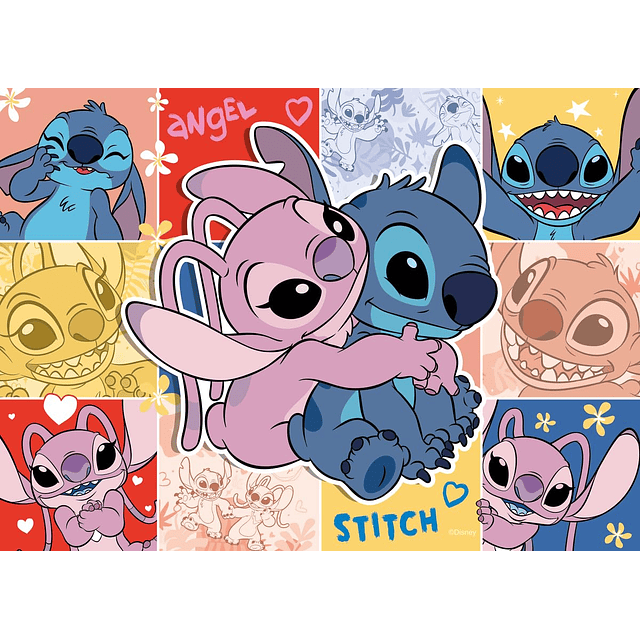 Disney Stitch Bumper Pack Rompecabezas de 4 x 100 piezas par