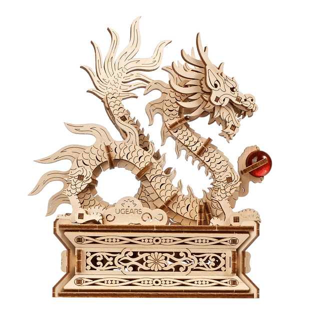 Wood Dragon Puzzle 3D Kits de construcción de modelos para a