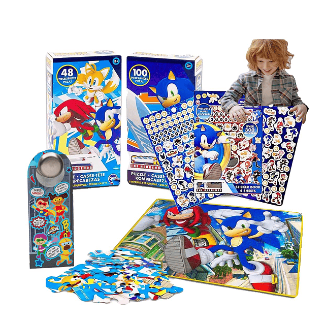 Toy Deals USA, The Hedgehog Puzzle Set para niños y más de 3