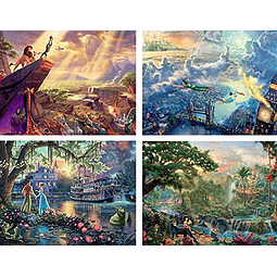 Multipack 4 en 1 Thomas Kinkade Colección Disney Dreams El R