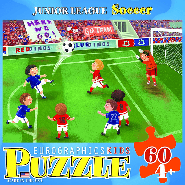 Soccer Junior League Puzzle de 60 piezas (caja pequeña)