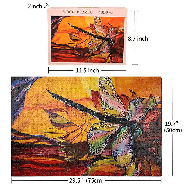 Rompecabezas de madera de 1000 piezas para adultos – Rompeca