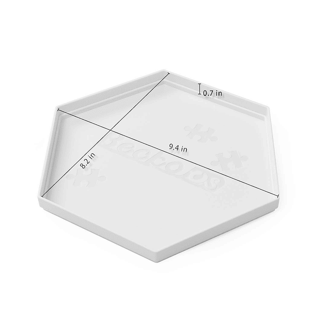 Bandejas apilables para clasificar rompecabezas con tapa, ac