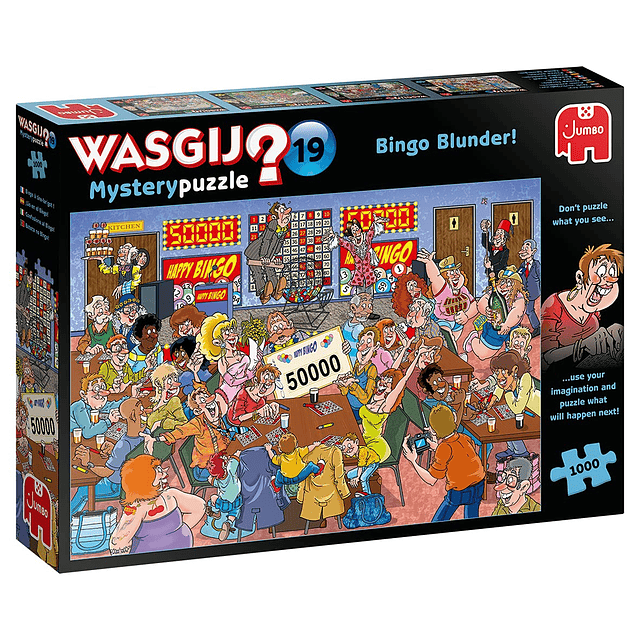 , Wasgij, Retro Mystery 19 ¡Bingo Blunder!, Rompecabezas úni