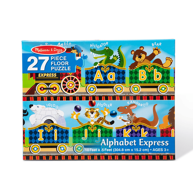 Alphabet Express Jumbo Jigsaw Floor Puzzle (27 piezas, 10 pi