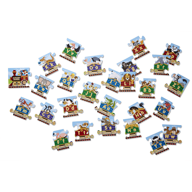 Alphabet Express Jumbo Jigsaw Floor Puzzle (27 piezas, 10 pi