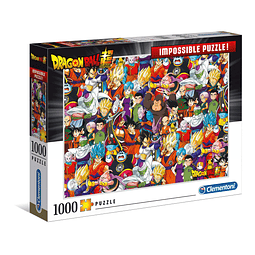 Dragon Ball Z Impossible Puzzle, 1000 Piezas, Multicolor, 39