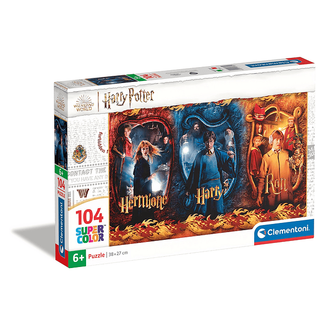 61885 61885-Jigsaw Harry Potter-104 Piezas, Puzzle para Niño