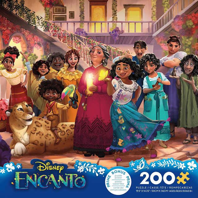 Disney Familia Encanto Rompecabezas de 200 piezas