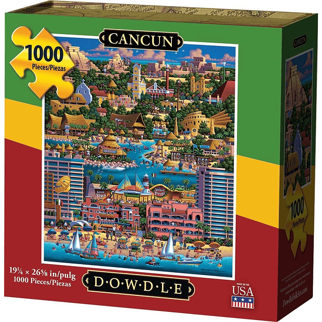 Dowdle Jigsaw Puzzle Cancún 1000 Piezas