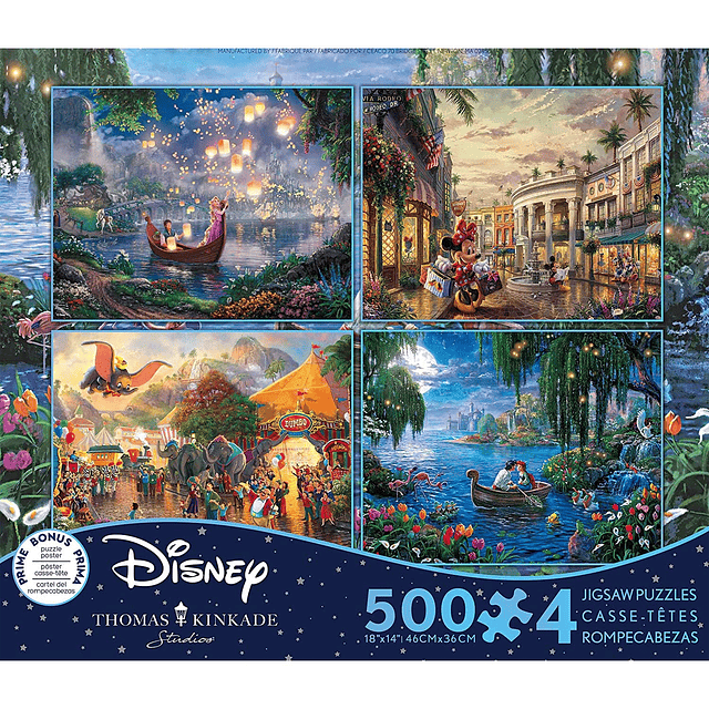 Multipack 4 en 1 Thomas Kinkade Colección Disney Dreams Enre