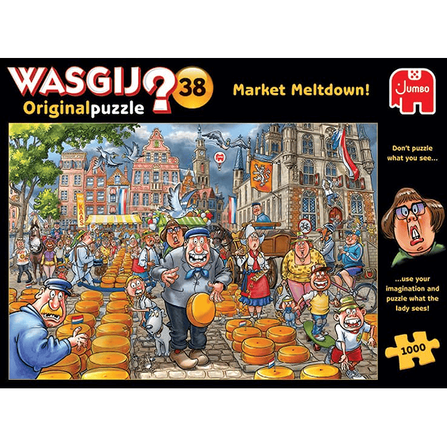 , Wasgij, Original 38 Market Meltdown!, Rompecabezas colecci