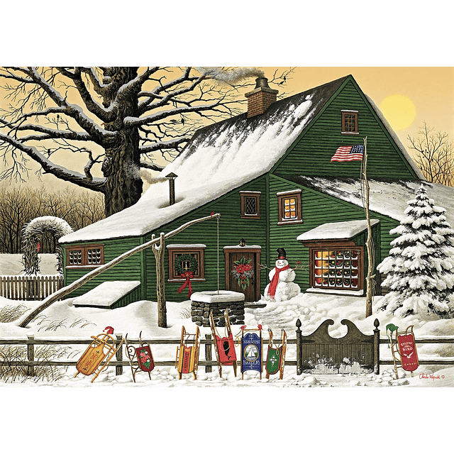 Charles Wysocki Cocoa Break at The Copperfields Rompecabezas