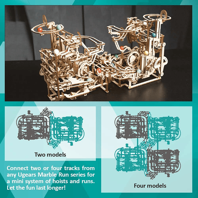 Rompecabezas de madera 3D para adultos – Modelos de polipast