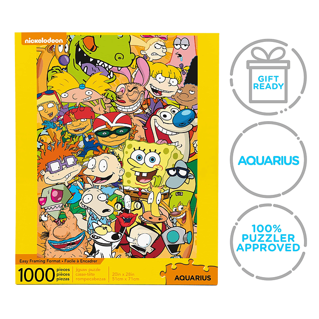 Nickelodeon 90s Puzzle (rompecabezas de 1000 piezas) Mercanc