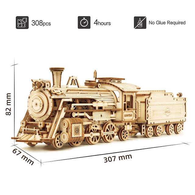 Rompecabezas de madera 3D para adultos Modelo de automóvil m