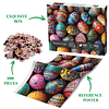 Rompecabezas de huevos de Pascua para adultos, 1000 piezas,