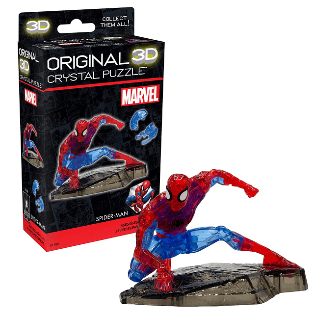 BePuzzled, rompecabezas de cristal 3D original de Marvel Spi