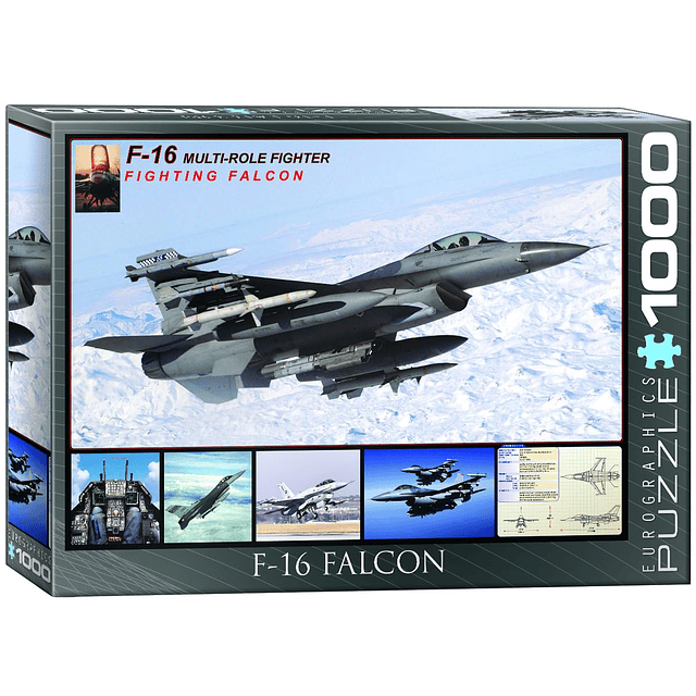 F-16 Fighting Falcon Puzzle (1000 piezas), modelo: 6000-4956