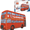 London Bus Rompecabezas 3D de 216 piezas para niños y adulto