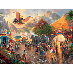 Thomas Kinkade Colección Disney Dreams Dumbo Rompecabezas de