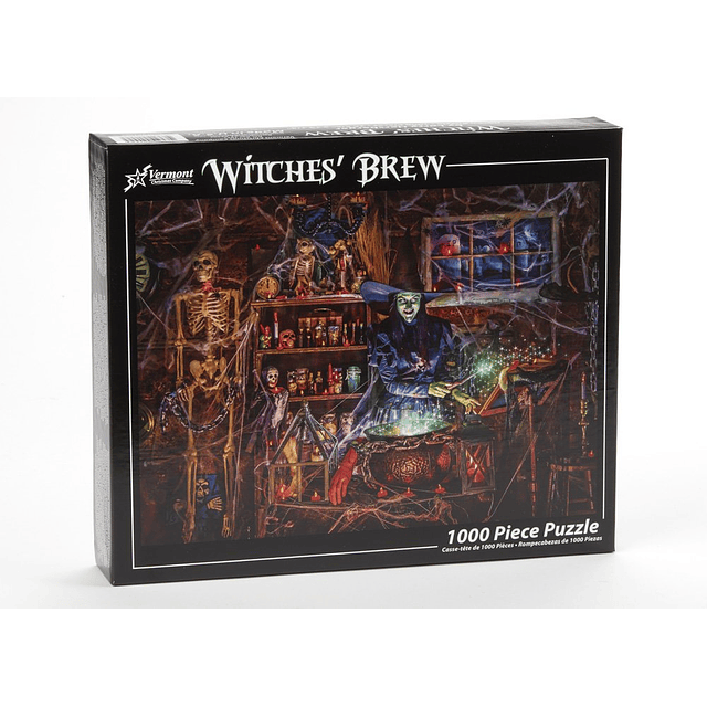 Witches' Brew Jigsaw Puzzle Rompecabezas de Halloween de 100