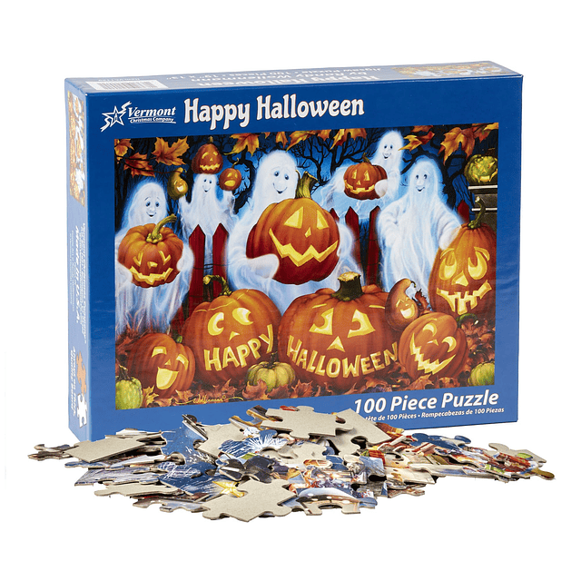 Happy Halloween Jigsaw Puzzle de 100 piezas, piezas grandes,