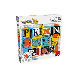 Pokémon Pokemon Rocks Rompecabezas de 400 piezas para famili