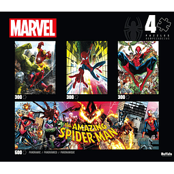 Multipack 4 en 1 Marvel, 500