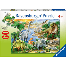 Prehistoric Life Puzzle Rompecabezas duradero de 60 piezas p