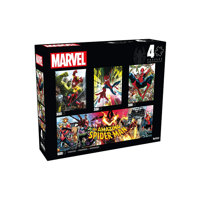 Multipack 4 en 1 Marvel, 500