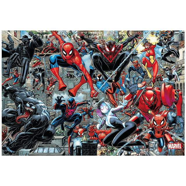 Marvel Spider-Verse Rompecabezas de 2000 piezas para adultos