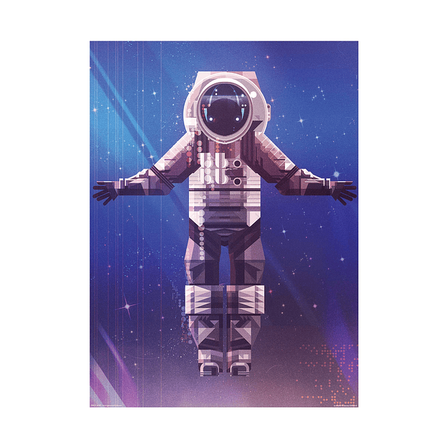 Astronaut de James Gilleard, rompecabezas de 500 piezas, mul