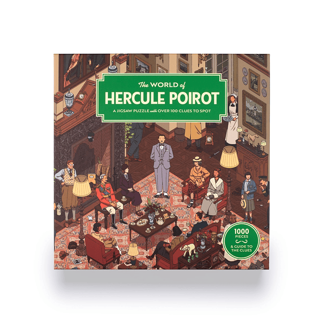 El mundo de Hércules Poirot Puzzle de 1000 piezas