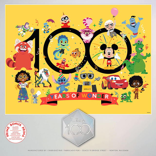 100 Aniversario de Disney 100 Años de Maravilla Rompecabezas