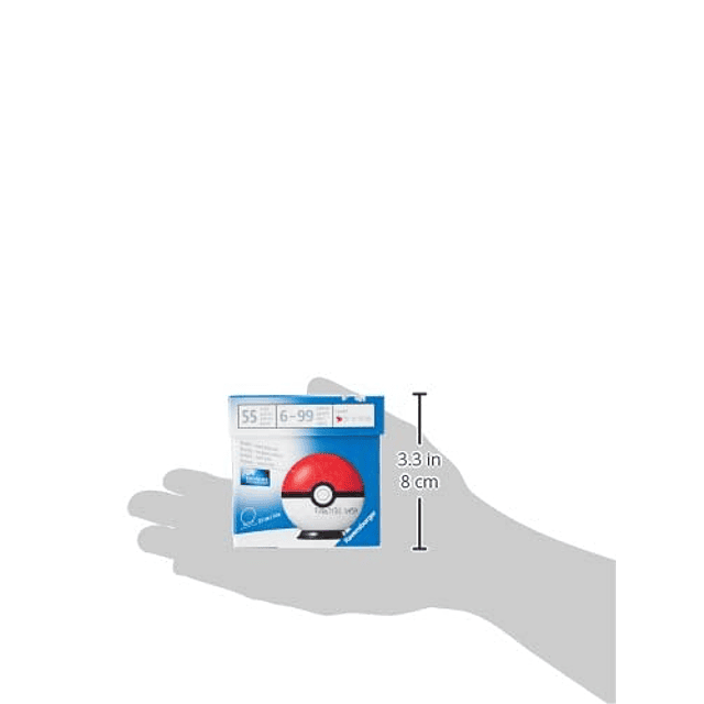 Pokemon Pokeball Bola de rompecabezas 3D para niños a partir