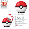 Pokemon Pokeball Bola de rompecabezas 3D para niños a partir