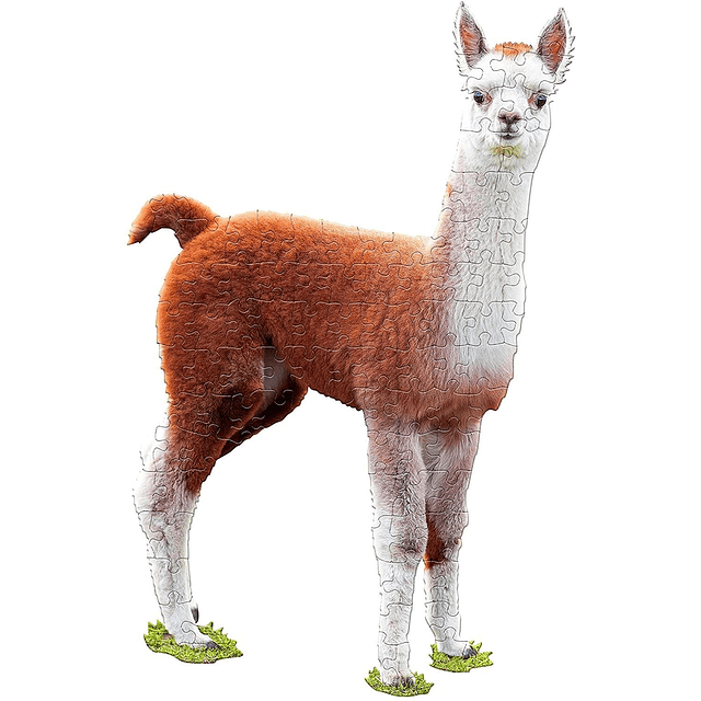 Puzzles Jr. I AM Lil' Llama 100 piezas Rompecabezas con form