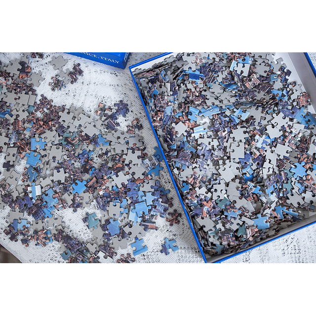 Blue Sky Puzzles Rompecabezas redondo de 1000 piezas de Vene