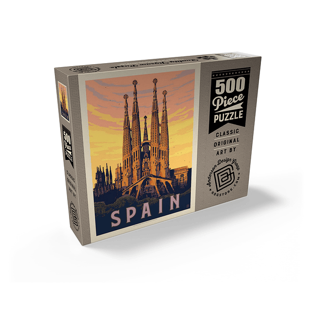 MyPuzzle España: Familia Sagrada, Póster Vintage Rompecabeza