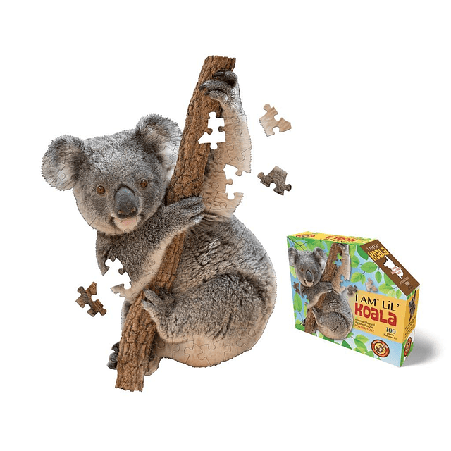 Puzzles Jr. I AM Lil' Koala 100 piezas Rompecabezas con form