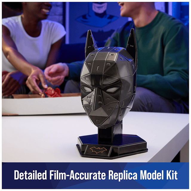 , DC Batman 3D Puzzle Model Kit con soporte 90 piezas, Batma