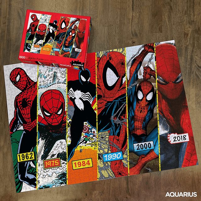 Marvel Spider-Man Puzzle (rompecabezas de 1000 piezas) Sin d