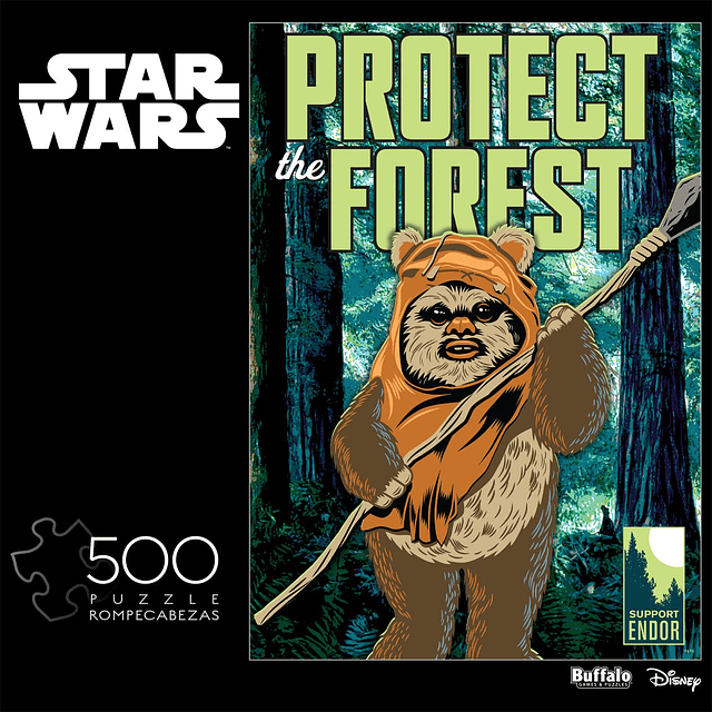 – Star Wars – Protect The Forest – Rompecabezas de 500 pieza