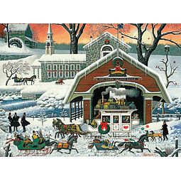 Buffalo Games Charles Wysocki TWAS' The Twilight Before Chri