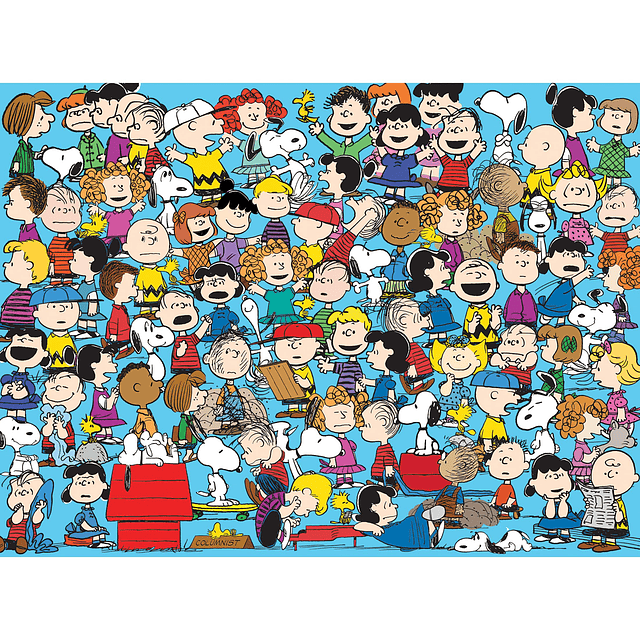 Peanuts Elenco de personajes Rompecabezas de 1000 piezas par